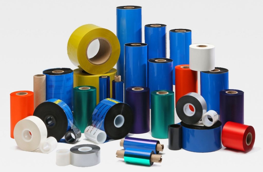 ریبون یک نوار پلاستیکی است که لایه ای از جوهر روی آن کشیده شده است. 